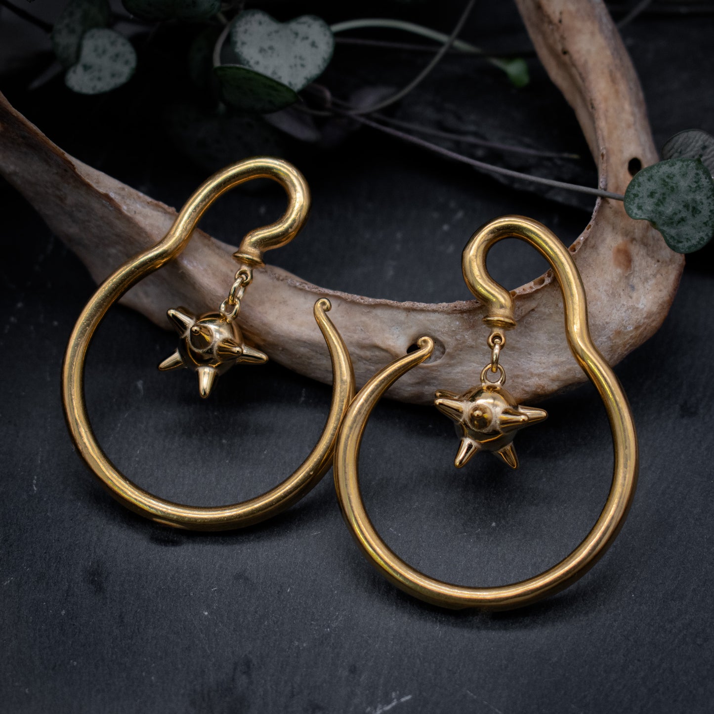 Golden Flail Ear Weights