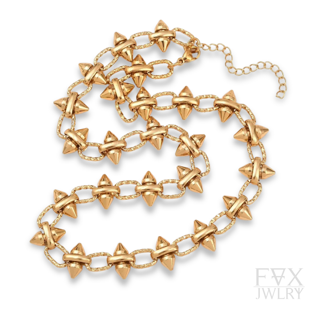 Golden Stud Chain Choker