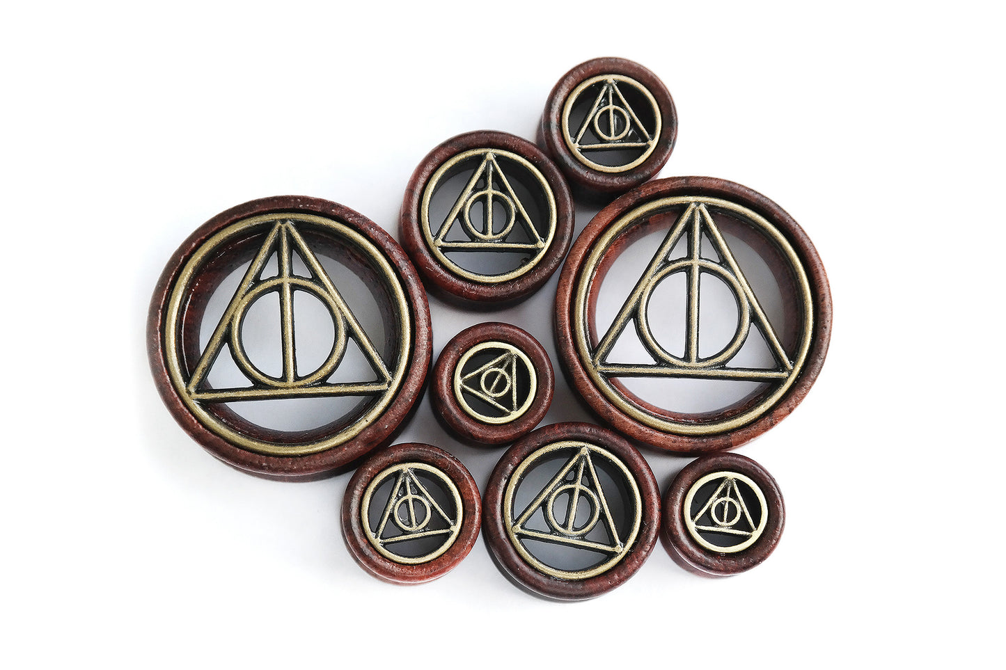 wooden Deathly Tunnel #780 - Fux Jewellery