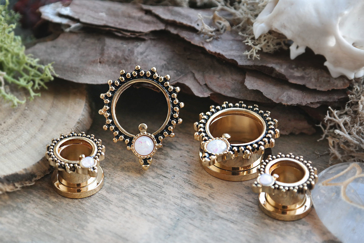 Gold Opal Tunnel #842 - Fux Jewellery