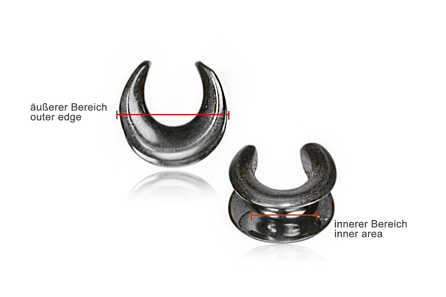 Silver Brass Saddle Spreaders #BH06-S - Fux Jewellery