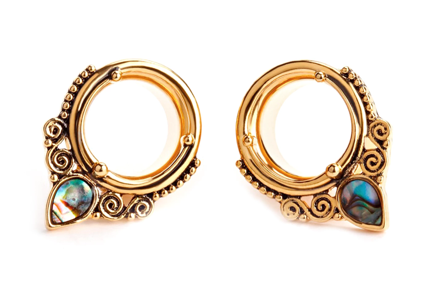 Golden Shakti Tunnel #PT02-G - Fux Jewellery