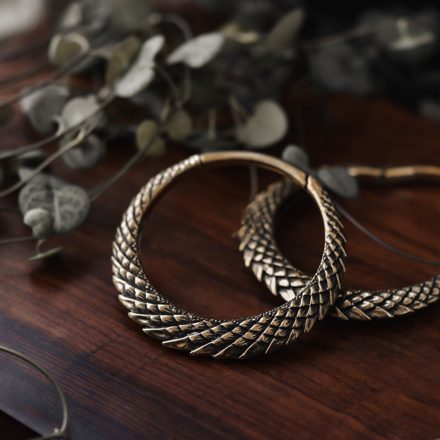 Golden Snake Scale Clicker Weights