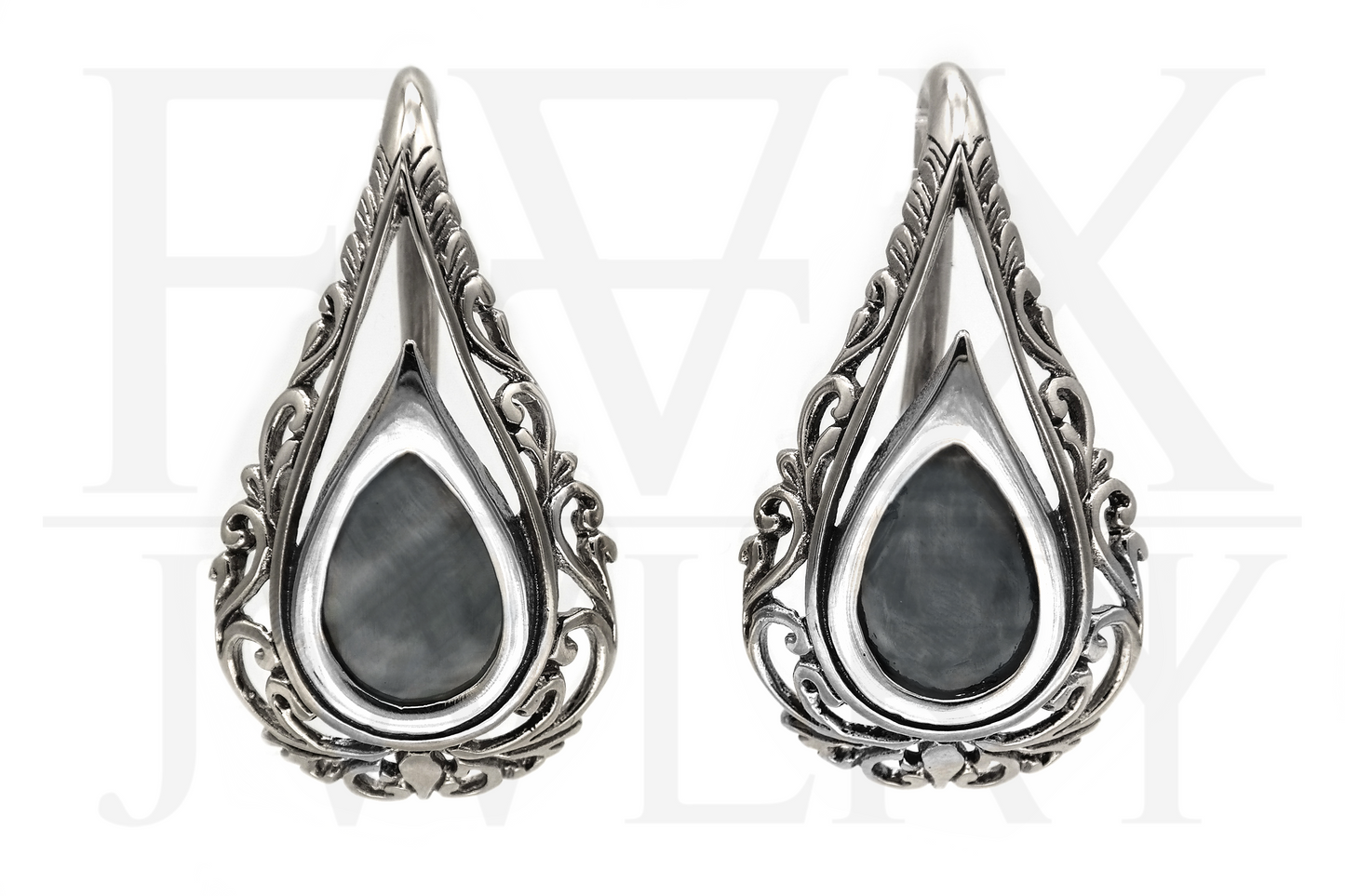 Silver Elven Tears Ear Weights