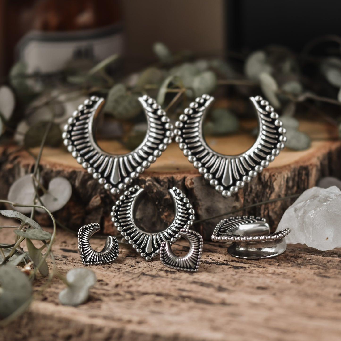 Silver Triangle Saddle Spreaders