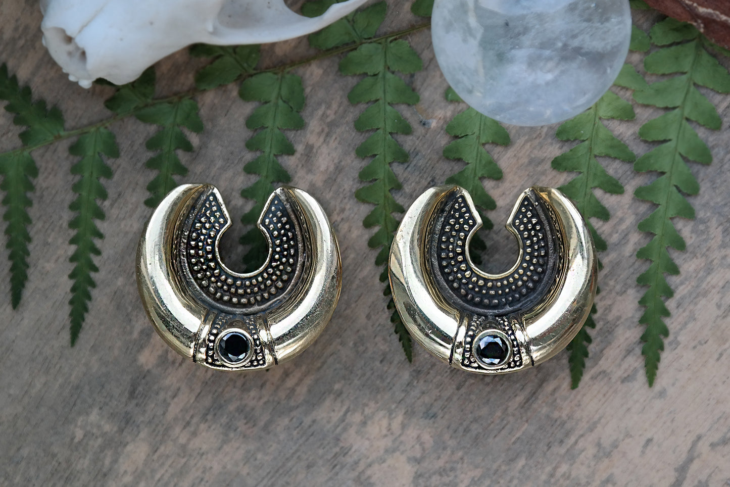 Brass Onyx Saddle Spreader #SW02 - Fux Jewellery