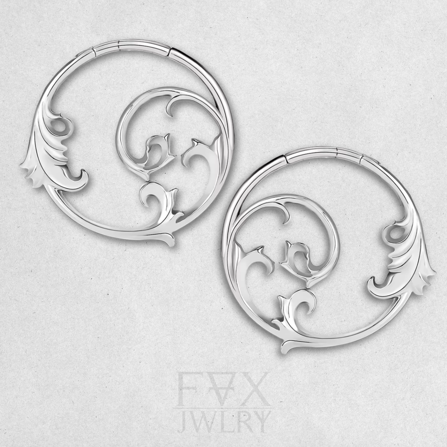 Gothic Ornament Ear Weights