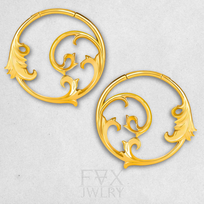 Gothic Ornament Ear Weights