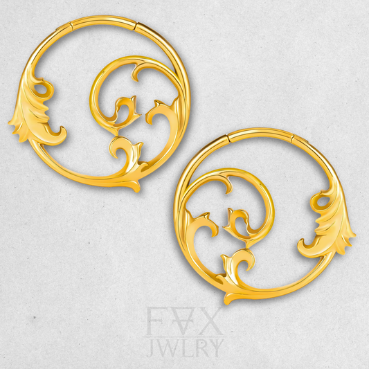 Gothic Ornament Ear Weights