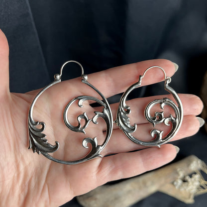 Gotische Ornament Ohrringe • Silber