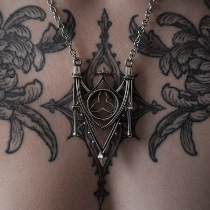 Medieval Gothic Arch Necklace