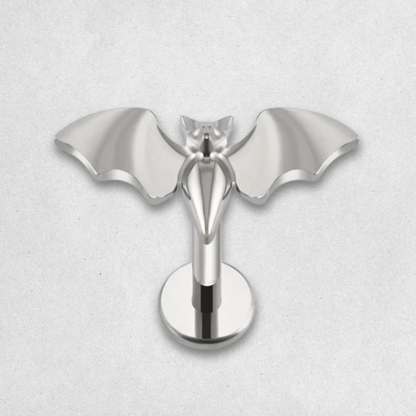 Silver Bat Piercing Stud