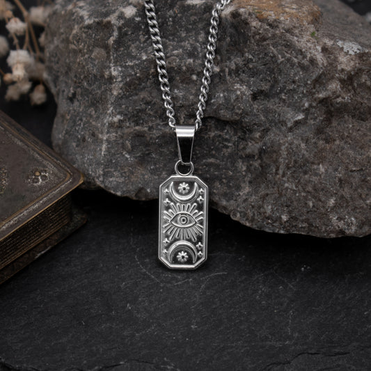 Silver Tarot Necklace