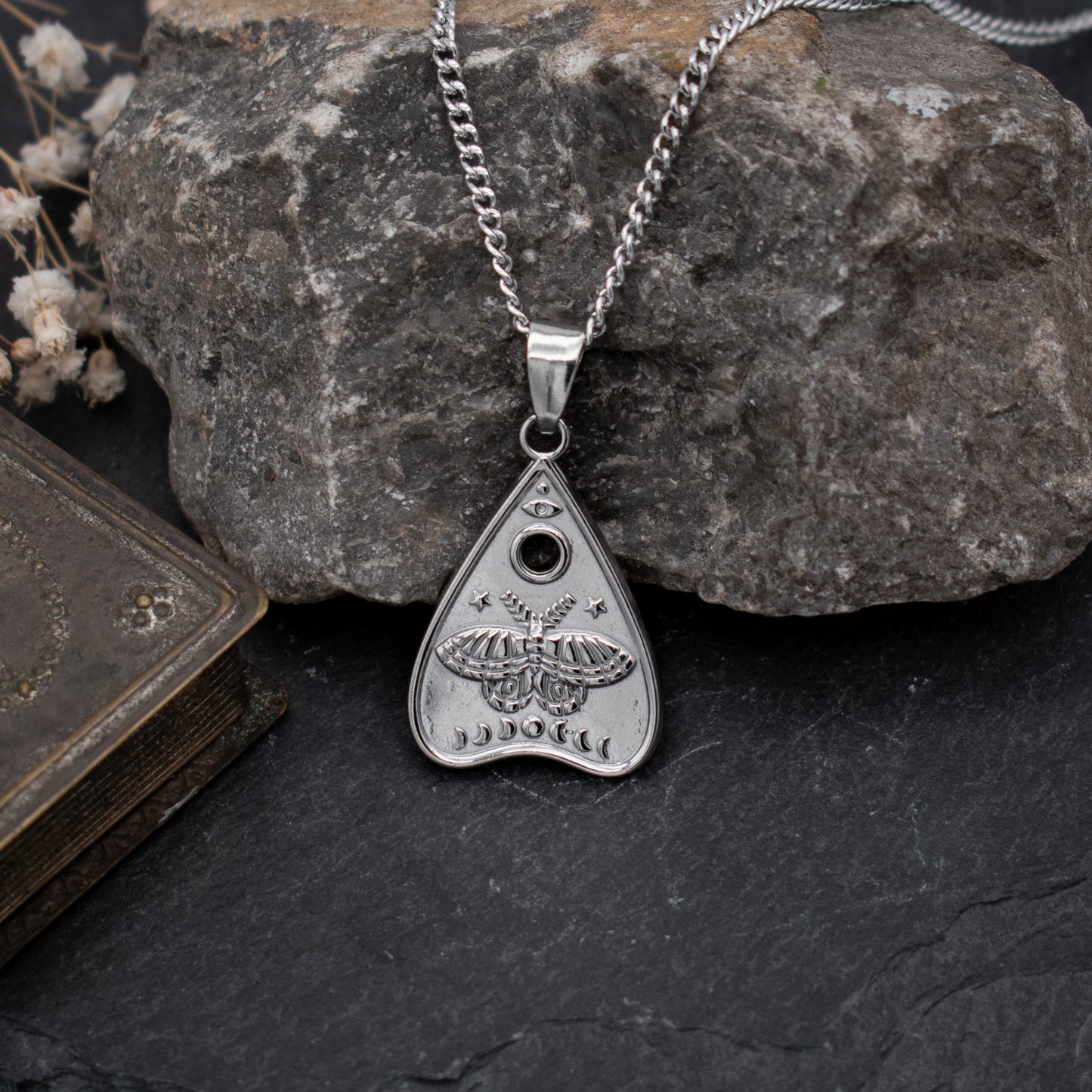 Silberne Planchette Kette