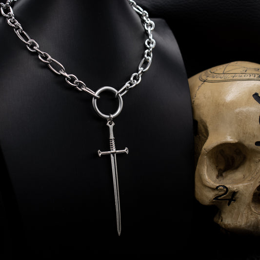 Chunky Sword Chain Choker