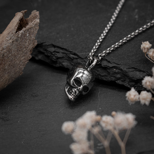 Silver Skull Necklace