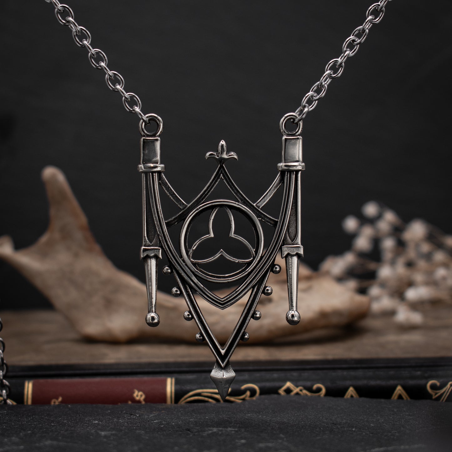 Medieval Gothic Arch Necklace