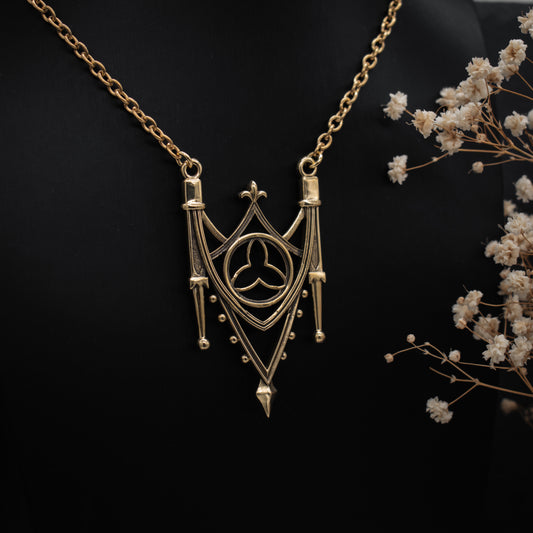 Medieval Gothic Arch Necklace