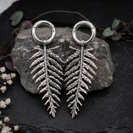 Silver Fern Clicker Ear Weights