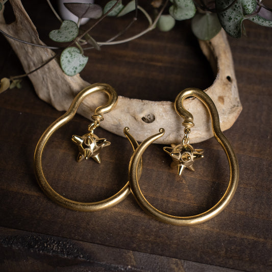 Golden Flail Ear Weights
