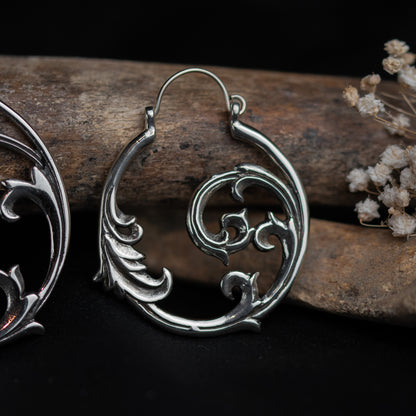 Gotische Ornament Ohrringe • Silber