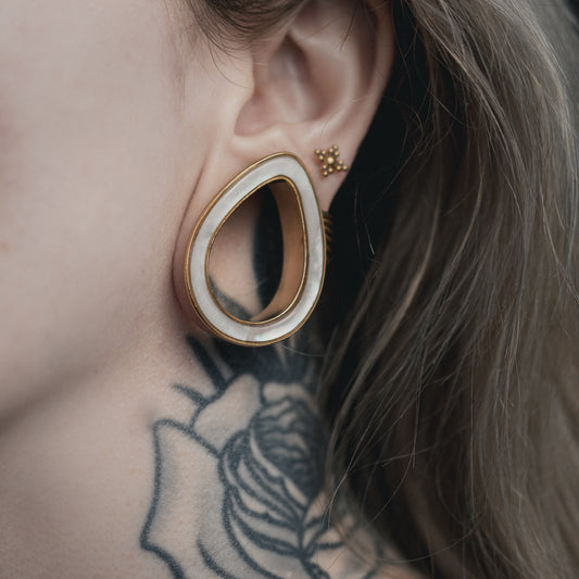 Taffstyle Flesh tunnel ear piercing ear plug ear Taffstyle Flesh tunnel ear piercing ear plug ear