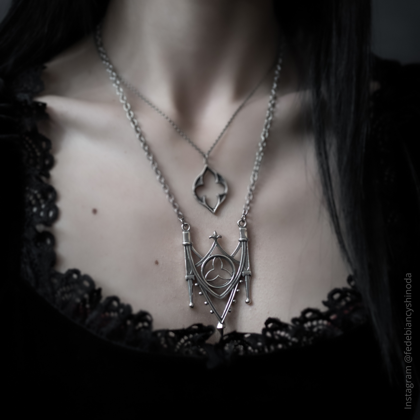 Medieval Gothic Arch Necklace