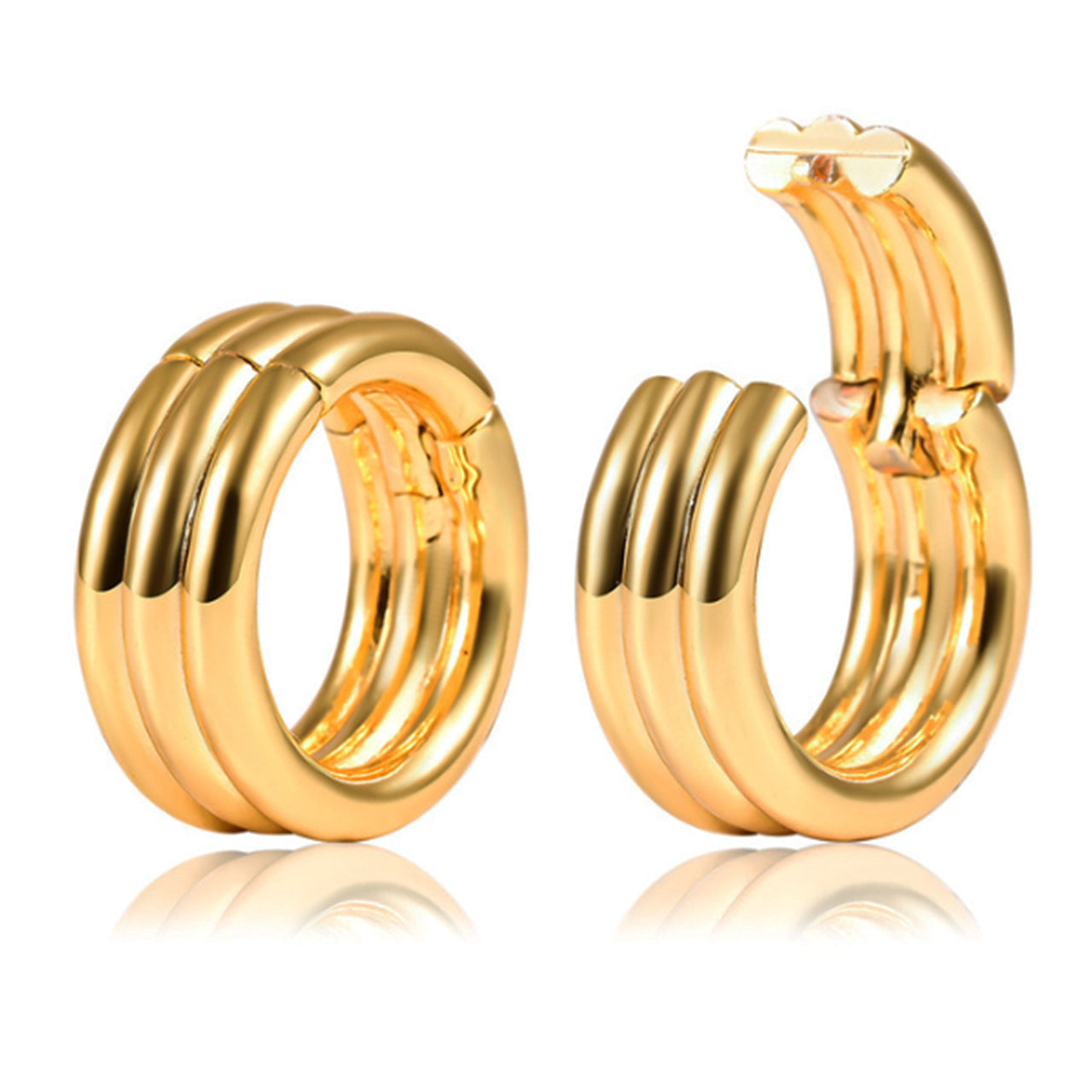 Golden Multi Ring Clicker