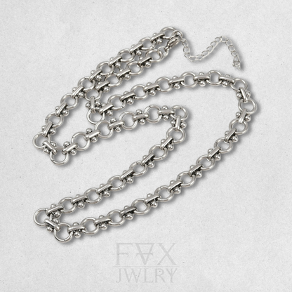 Silver Shackle Choker