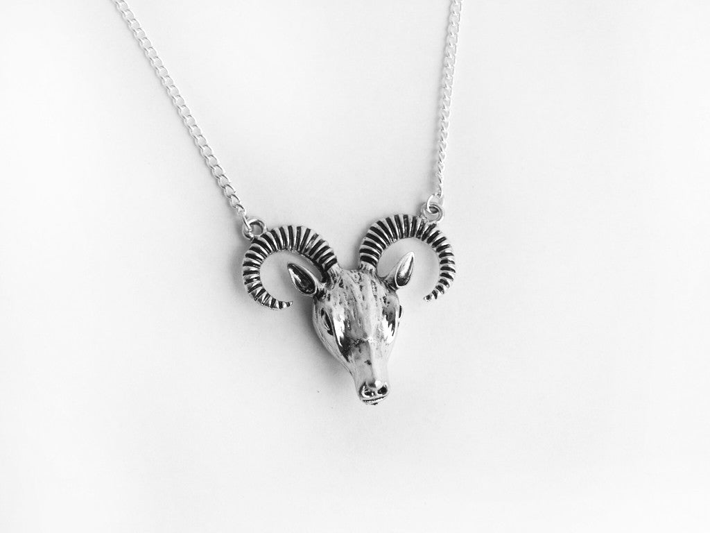 Silver Baphomet Necklace #N12 - Fux Jewellery