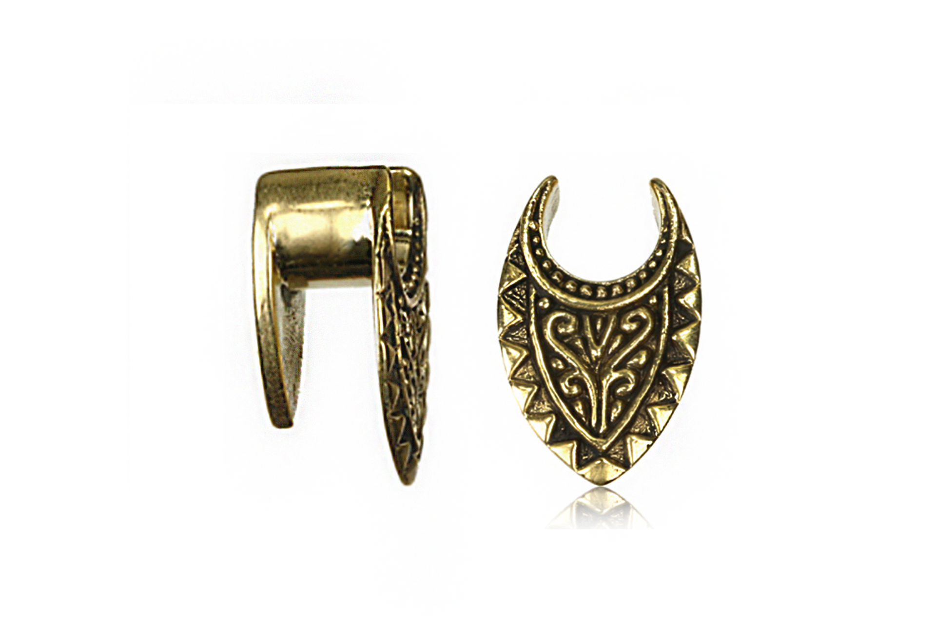 Bronze Aztec Brass Hangers #BH04 - Fux Jewellery