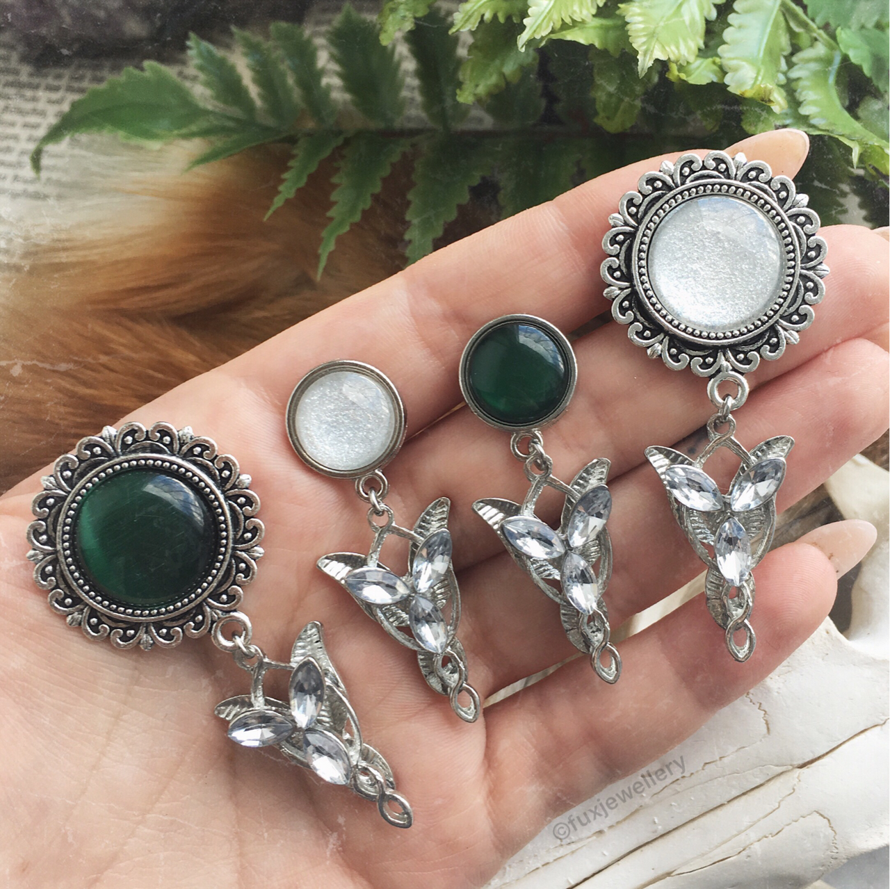 Silver Arwen Plugs #815 - Fux Jewellery