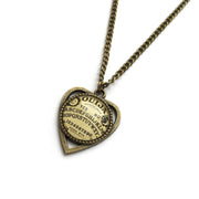 Bronze Ouija Planchette Necklace #N34 - Fux Jewellery