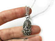 Silver Ganesha Necklace #N40 - Fux Jewellery