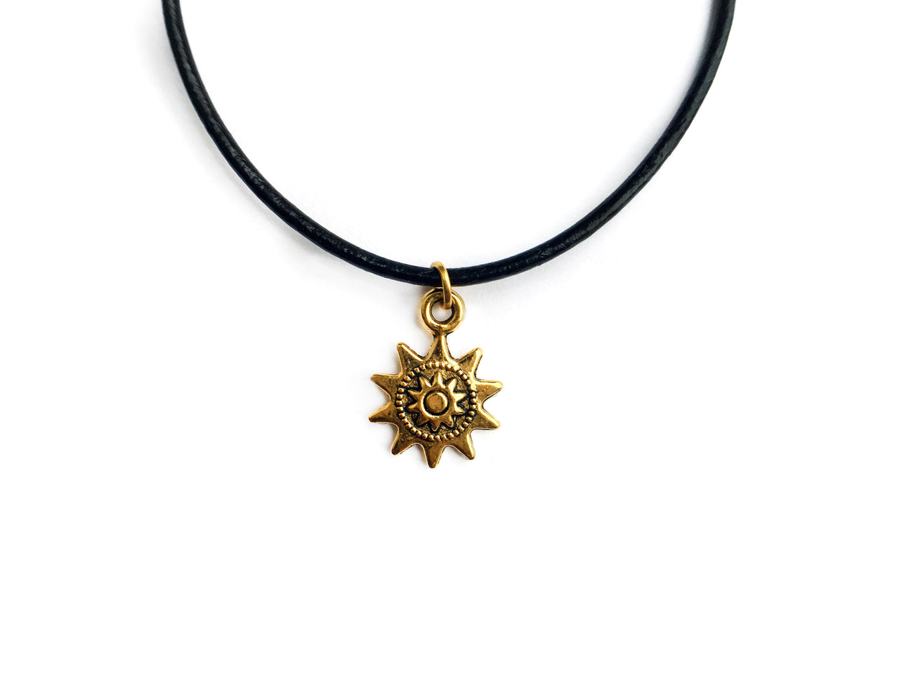 Golden Sun Choker #CH04 - Fux Jewellery