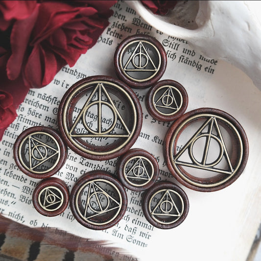 wooden Deathly Tunnel #780 - Fux Jewellery