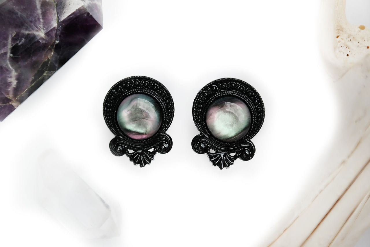 Black Sacred Nebula Plugs #P04 - Fux Jewellery