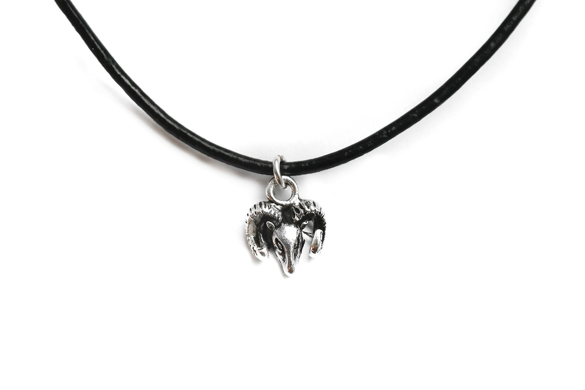 Silver Baphomet Choker #CH12 - Fux Jewellery
