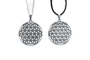 Silver Flower of Life Necklace #N69 - Fux Jewellery