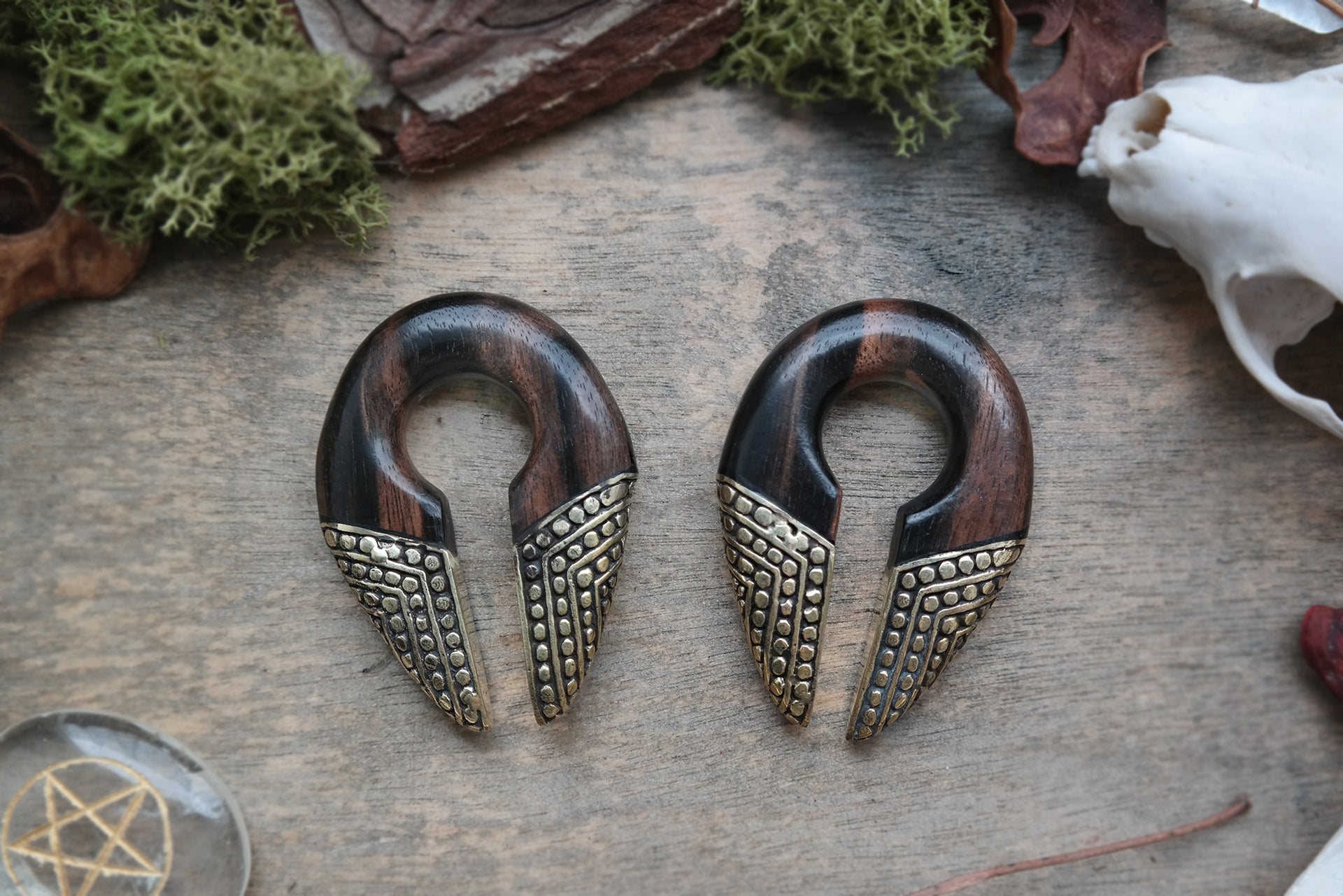 Bronze Wood Hangers #WH01 - Fux Jewellery