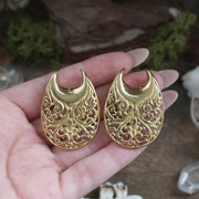 Golden Nataraja Brass Hangers #BH02 - Fux Jewellery