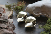 Golden Teardrop Hangers #BH10 - Fux Jewellery