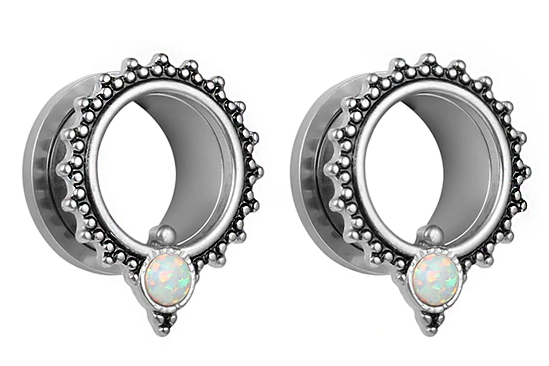Silver Opal Tunnel #PT03-S - Fux Jewellery