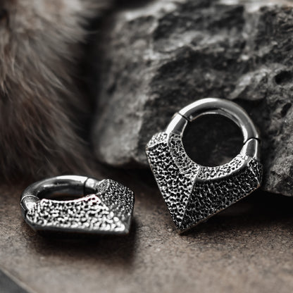 Silver Volcanic Rock Clicker Weights