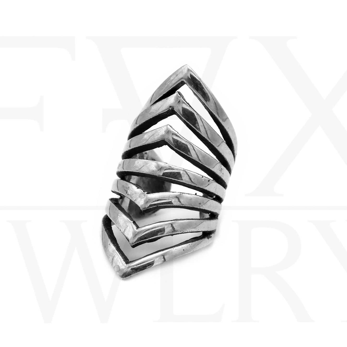Silber Stacked Ear Cuff