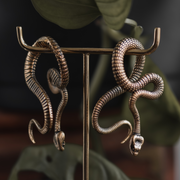 Golden Snake Ear Hangers Fux Jewellery
