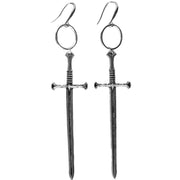 Silver Anduril Sword Earrings #E05 - Fux Jewellery