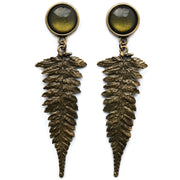 Bronze Fern Plugs #P18 - Fux Jewellery